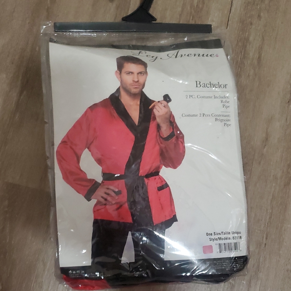 Leg Avenue Men's Red and Black Bachelor Jacket